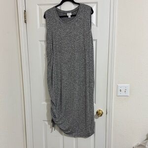 Ava & Viv Gray Midi Dress